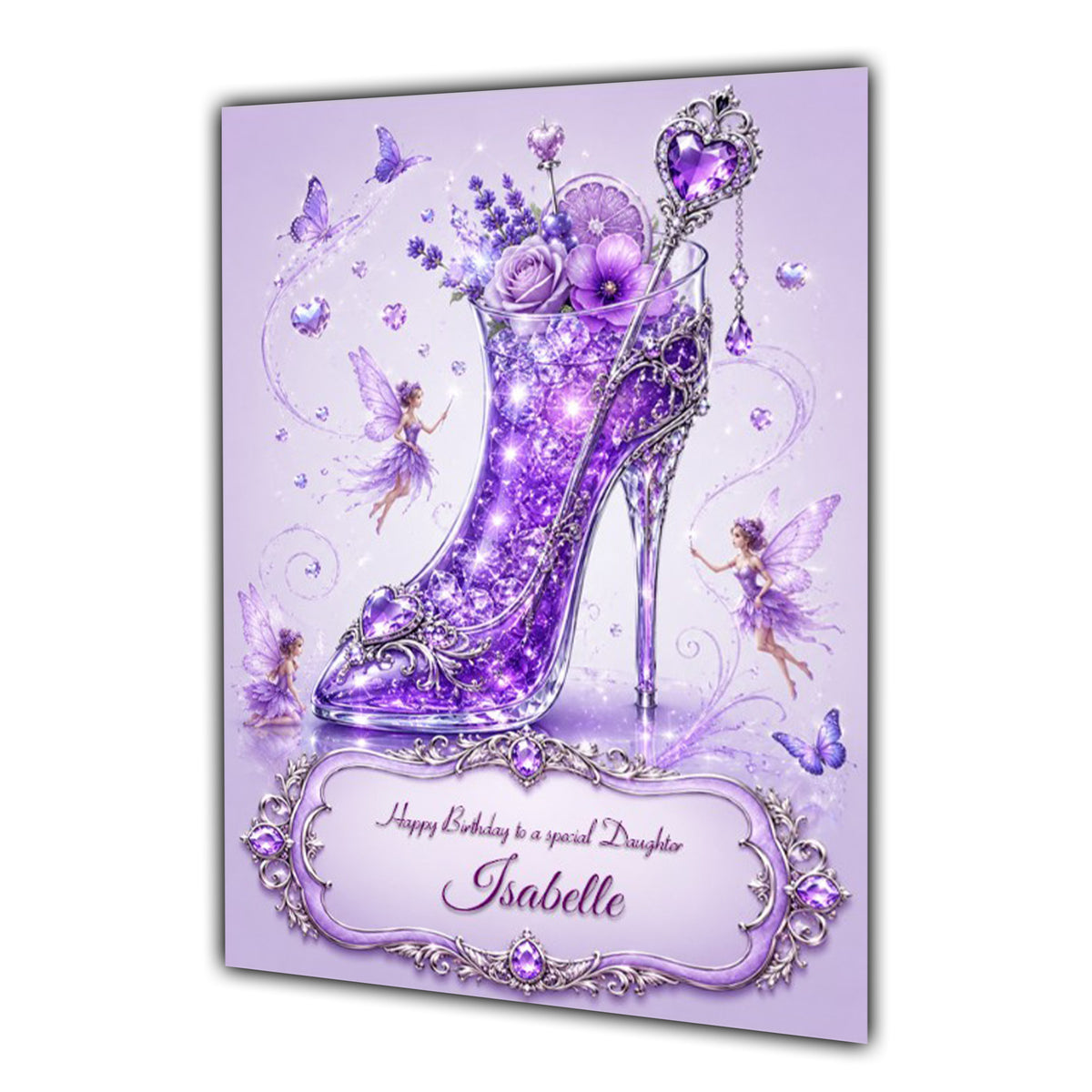 Birthday Card Daughter Mum Granddaughter Sister Heels Cocktail A5 Size