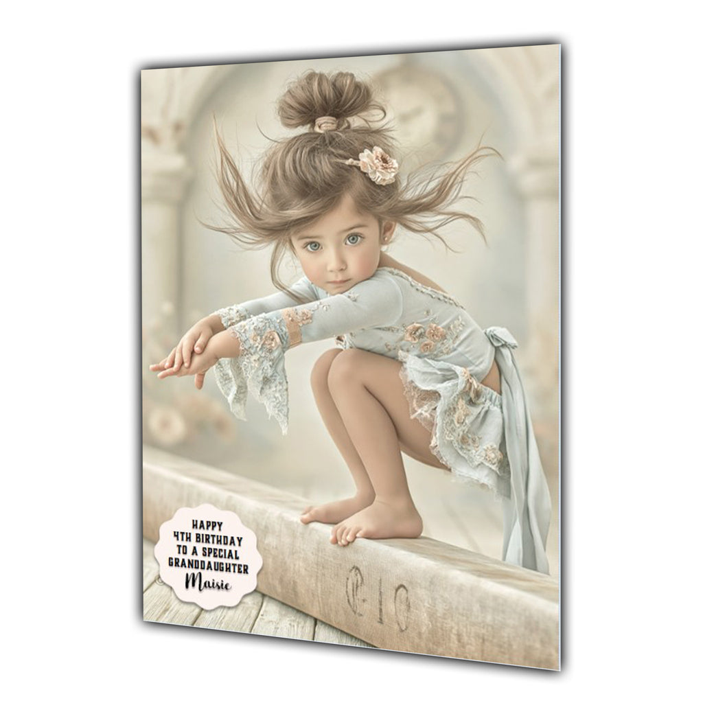 Birthday Card For Girls or Women, Daughter, Granddaughter, Niece, Sister, Mum, Friend, Ballet Dancing Ballerina