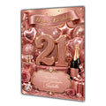 21st Birthday Card Daughter Granddaughter Niece Personalised A5 Size E978-1