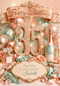 35th Birthday Card Daughter Granddaughter Niece Personalised A5 Size E981-5