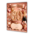 60th Birthday Card Daughter Granddaughter Niece Personalised A5 Size E984-1