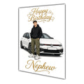 Happy Birthday Nephew Luxury Car Greeting Card A5