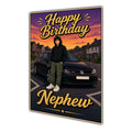 Happy Birthday Nephew Luxury Car Greeting Card A5