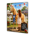 Birthday Card Girl Her Horse Granddaughter Daughter Niece Large A5 Size