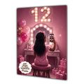 Personalised 12th Birthday Card - Girl Taking a Mirror Selfie