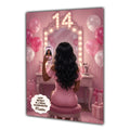 14th Birthday Card Granddaughter Daughter Black Girl Personalised A5 Size