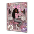 Personalised 16th Birthday Card - Girl at a Dressing Table