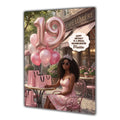 19th Birthday Card Granddaughter Daughter Black Girl Personalised A5 Size