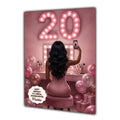 Personalised 20th Birthday Card - Girl Taking a Mirror Selfie
