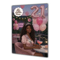 21st Birthday Card Granddaughter Daughter Black Girl Personalised A5 Size