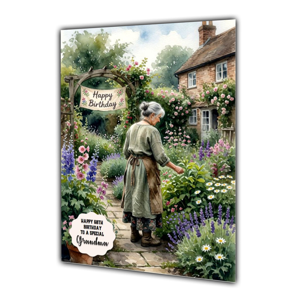 Birthday Card Women Mum Nana Auntie Sister Friend Wife Neighbour A5 Size