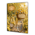 Personalised Birthday Card - Bicycle with Flowers in the Countryside