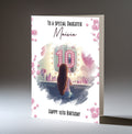 Personalised 10th Birthday Card for Girls - Dressing Table, Design 4