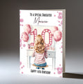 Personalised 10th Birthday Card for Girls - Dressing Table, Design 18