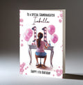 Personalised 11th Birthday Card for Girls - Dressing Table, Design 6