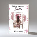 Personalised 12th Birthday Card for Girls - Dressing Table, Design 4