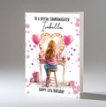 Personalised 12th Birthday Card for Girls - Dressing Table, Design 18