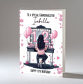 Personalised 12th Birthday Card for Girls - Dressing Table, Design 22
