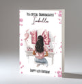 Personalised 14th Birthday Card for Girls - Dressing Table, Design 12