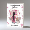 Personalised 15th Birthday Card for Girls - Dressing Table, Design 12