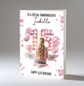 Personalised 15th Birthday Card for Girls - Dressing Table, Design 18