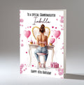 Personalised 16th Birthday Card for Girls - Dressing Table, Design 12