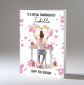 Personalised 16th Birthday Card for Girls - Dressing Table, Design 14
