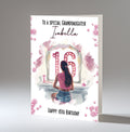 Personalised 16th Birthday Card for Girls - Dressing Table, Design 17