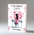 Personalised 16th Birthday Card for Girls - Dressing Table, Design 21
