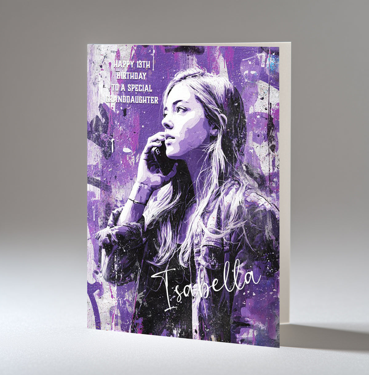 Birthday Card For Girls, Granddaughter, Niece, Daughter, Friend, Teenager, Fashion, A5 in size,