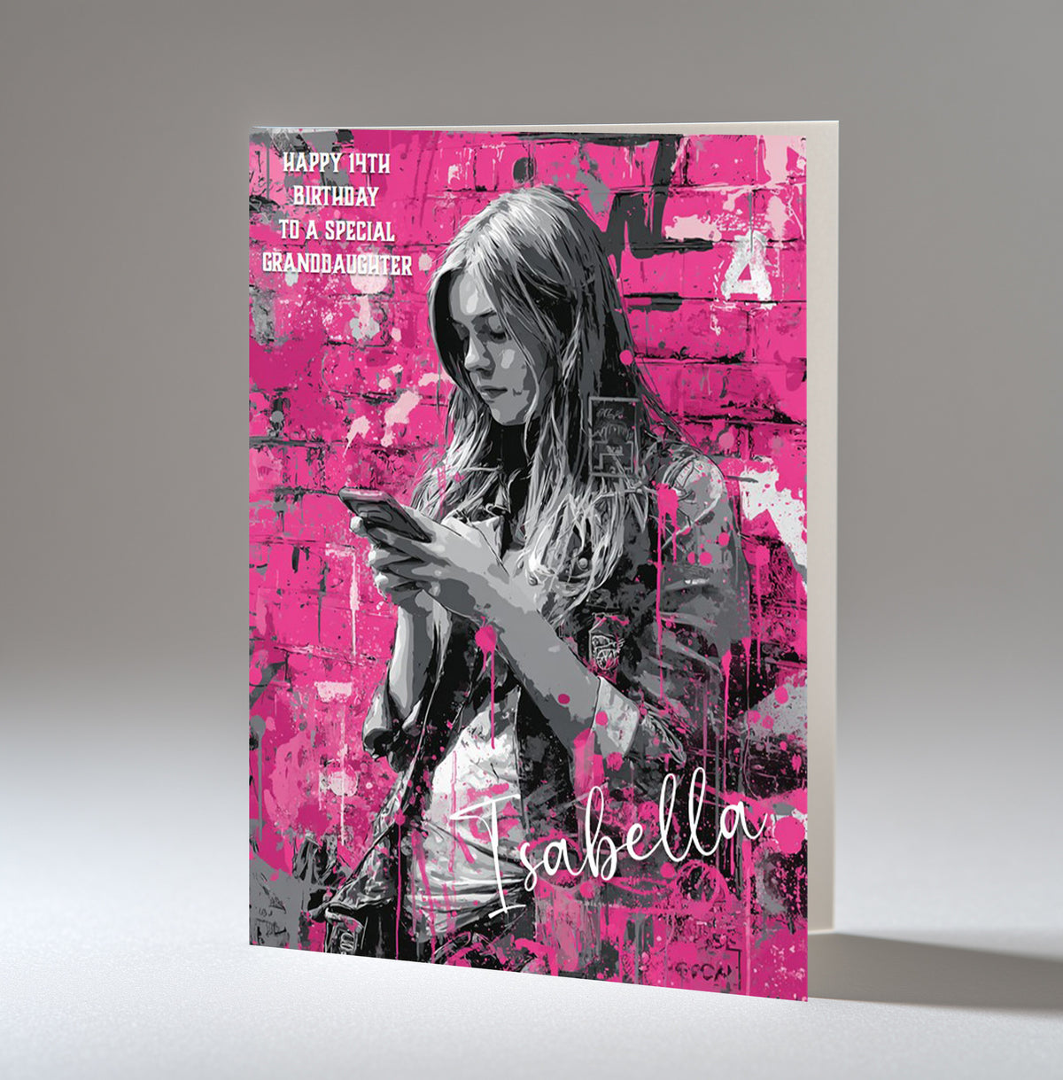 Birthday Card For Girls, Granddaughter, Niece, Daughter, Friend, Teenager, Fashion, A5 in size,