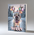 Personalised Christmas Card For Mum, Dad, Nanna, Granddaughter, Daughter, Niece, Friend, Labrador