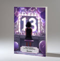 13th Birthday Card For Girls, Granddaughter, Niece, Daughter, Friend, Teenager, Personalised, Dressing Table, Black Hair, A5 in size,