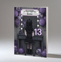13th Birthday Card For Girls, Granddaughter, Niece, Daughter, Friend, Teenager, Personalised, Dressing Table, Black Hair, Emo, A5 in size,