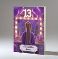13th Birthday Card For Girls, Granddaughter, Niece, Daughter, Friend, Teenager, Personalised, Dressing Table, Blonde Hair, A5 in size,