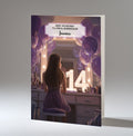 14th Birthday Card For Girls, Granddaughter, Niece, Daughter, Friend, Teenager, Personalised, Dressing Table, Brown Hair, A5 in size,