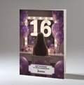 16th Birthday Card For Girls, Daughter, Granddaughter, Niece, Brown Hair, A5 Size,