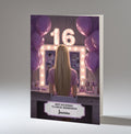 16th Birthday Card For Girls, Granddaughter, Niece, Daughter, Friend, Teenager, Personalised, Dressing Table, Blonde Hair, A5 in size,