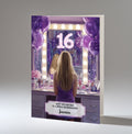16th Birthday Card For Girls, Daughter, Granddaughter, Niece, Blonde Hair, A5 Size,