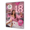 18th Birthday Card Girl, Granddaughter, Daughter, Niece, Large A5 Size