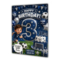 3rd Birthday Card For Boys, Third, Grandson, Son, Nephew, Great, Personalised