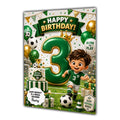 3rd Birthday Card for Boys Personalised, Son, Grandson, Nephew,  A5 Size