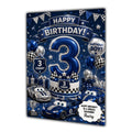 3rd Birthday Card for Boys Personalised, Son, Grandson, Nephew,  A5 Size