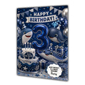 3rd Birthday Card For Boys, Third, Grandson, Son, Nephew, Great, Personalised