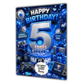 5th Birthday Card for Boys Personalised, Son, Grandson, Nephew,  A5 Size