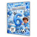 6th Birthday Card for Boys Personalised, Son, Grandson, Nephew,  A5 Size