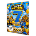 7th Birthday Card for Boys Personalised, Son, Grandson, Nephew,  A5 Size