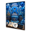 8th Birthday Card for Boys Personalised, Son, Grandson, Nephew,  A5 Size