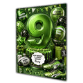9th Birthday Card for Boys Personalised, Son, Grandson, Nephew,  A5 Size
