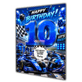 10th Birthday Card for Boys Personalised, Son, Grandson, Nephew,  A5 Size